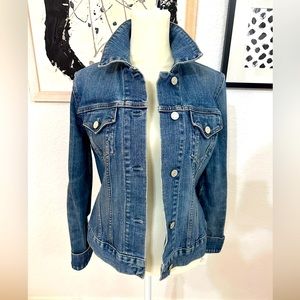 GAP stretch denim jacket ladies size small